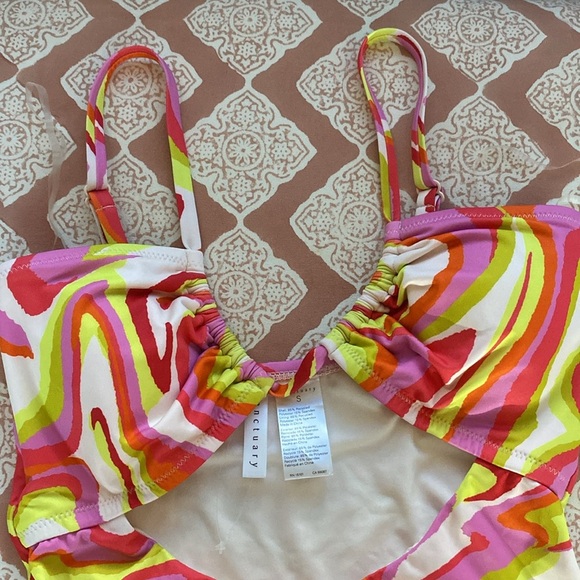 Sanctuary psychedelic abstract one piece almost new without tags Size S - Picture 2 of 7